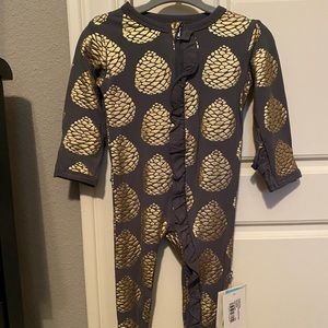 Kickee Pants Zipper Footie 6-9 mo